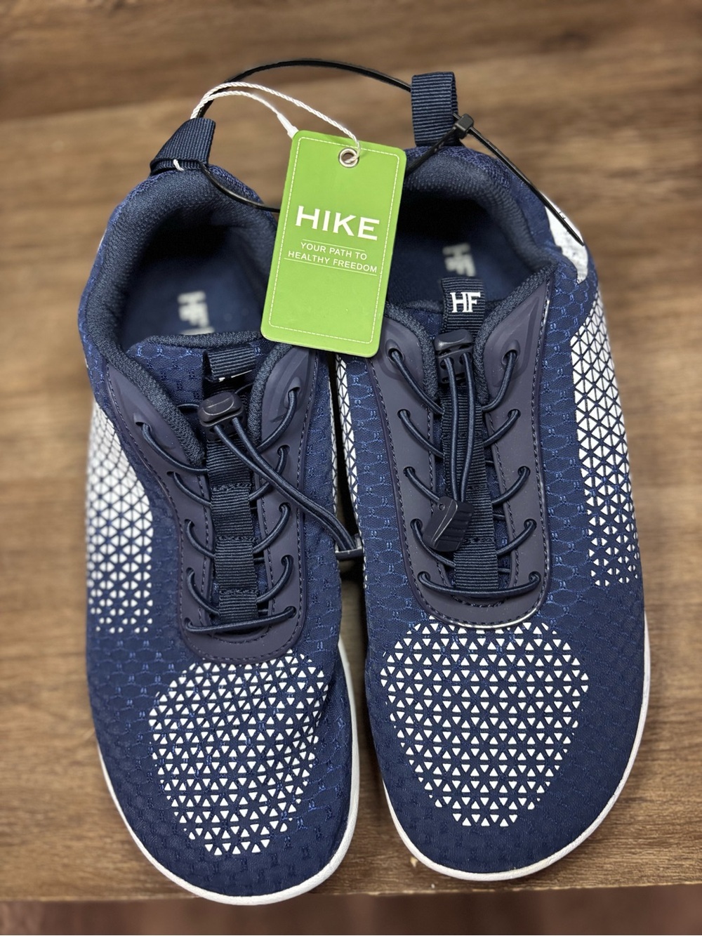 HIKE Women's Navy Athletic Walking Shoes